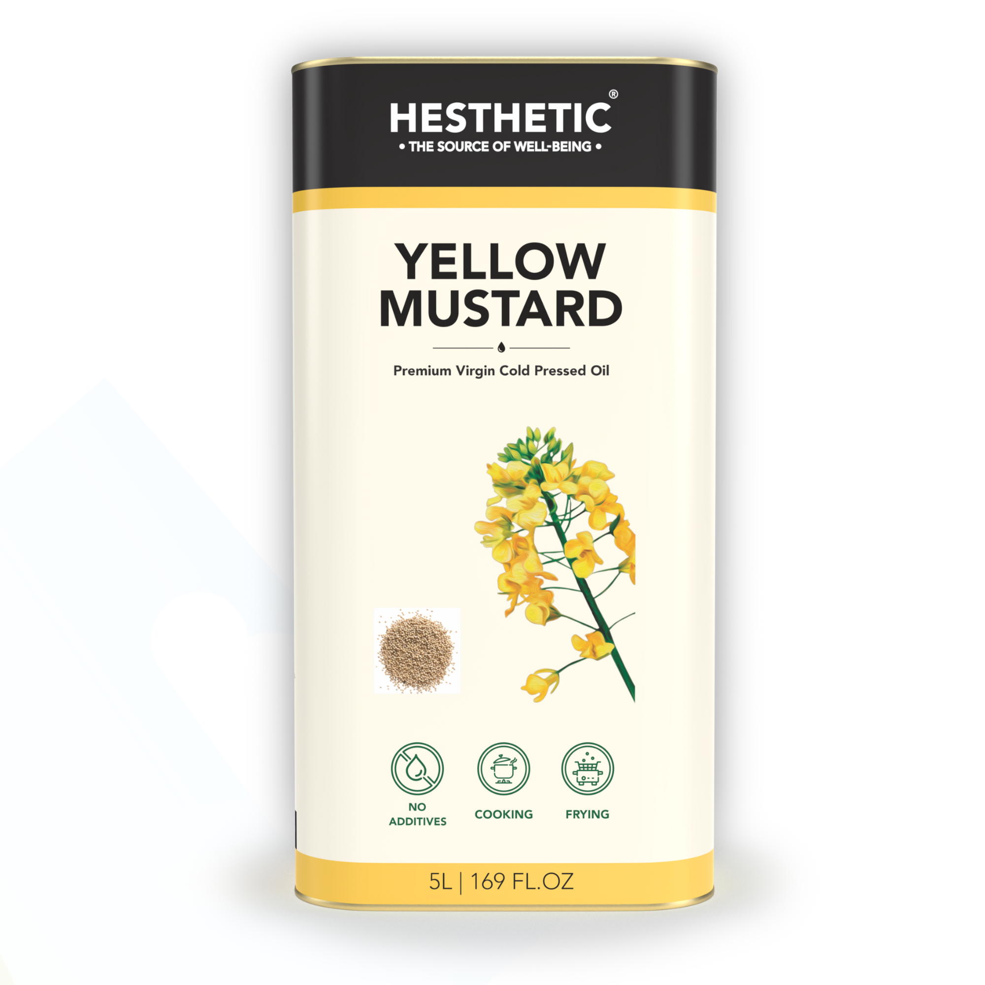 Premium Cold Pressed Yellow Mustard Cooking Oil
