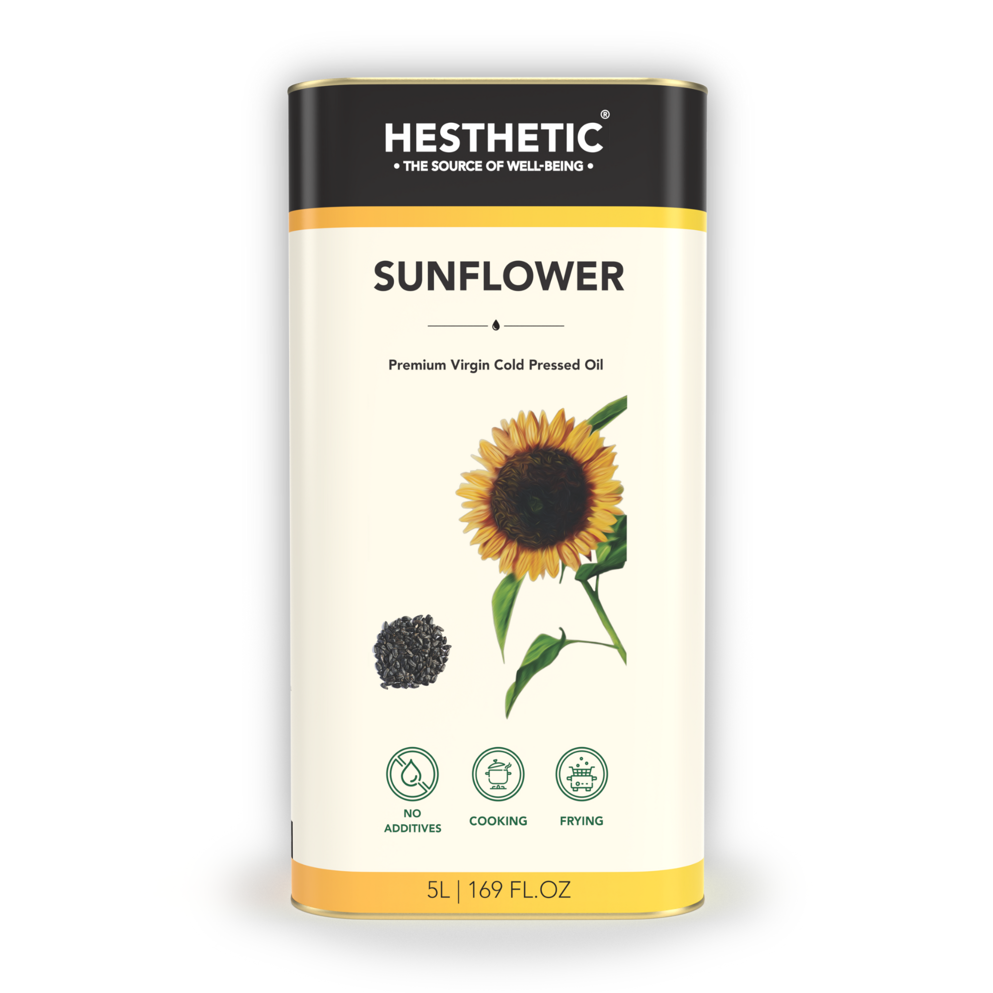 Premium Cold Pressed Sunflower Cooking Oil
