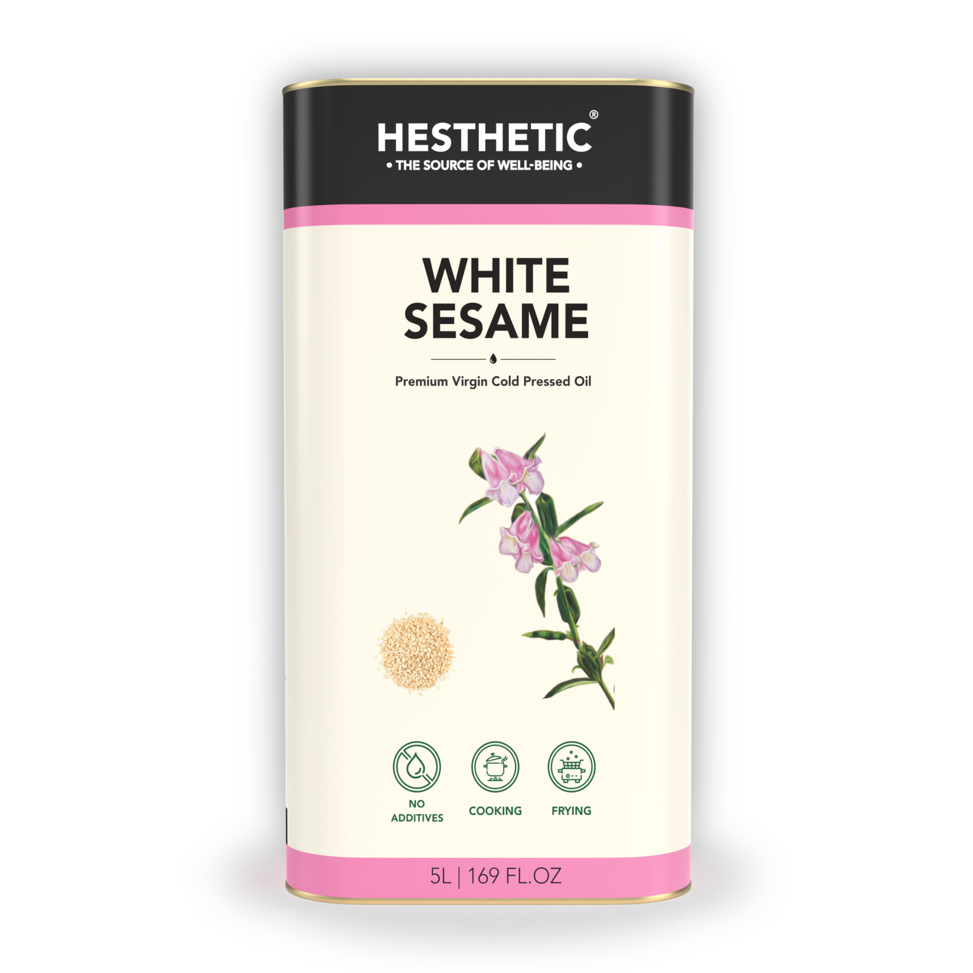 Premium Cold Pressed White Sesame (Gingelly) Cooking Oil