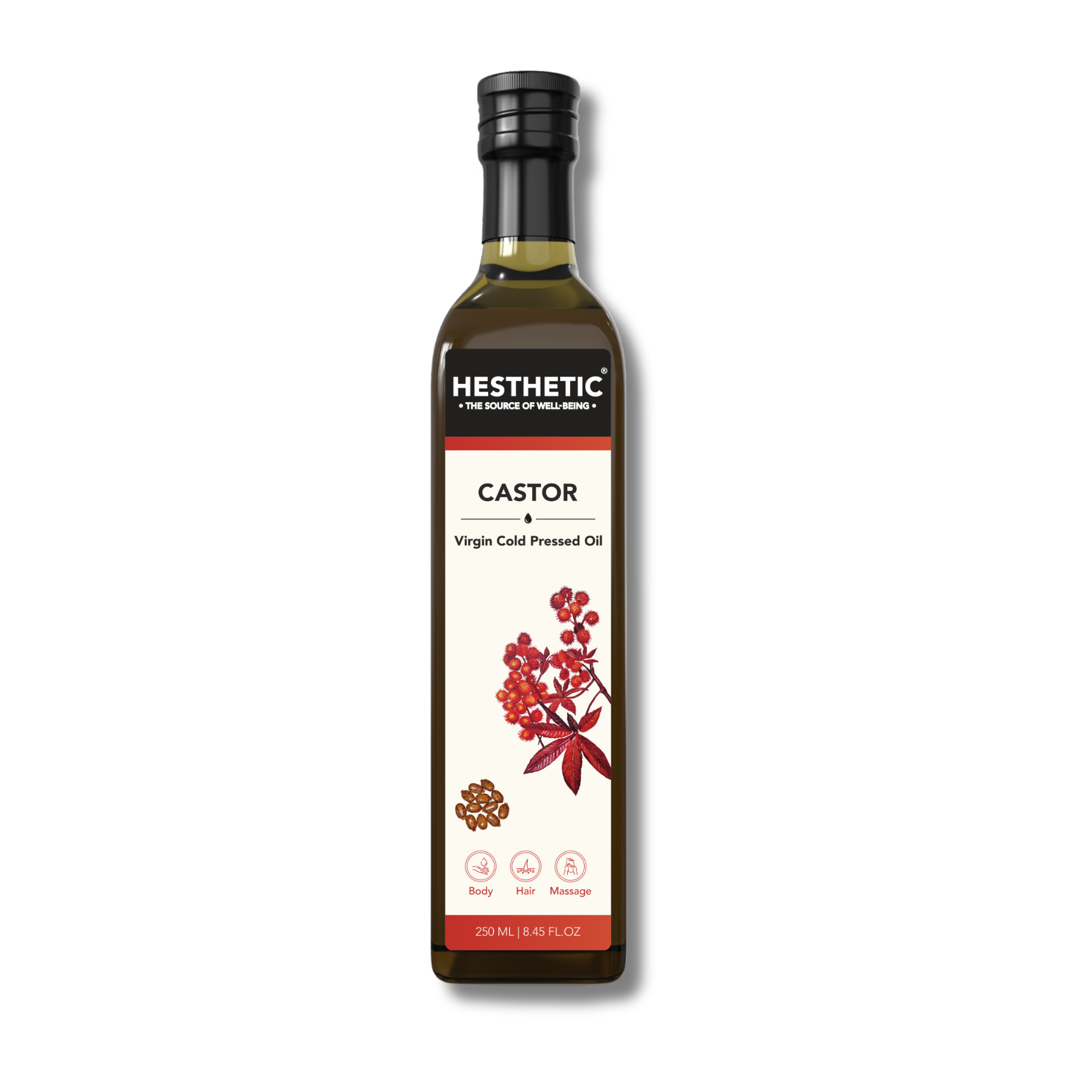 Premium Cold Pressed Castor Oil