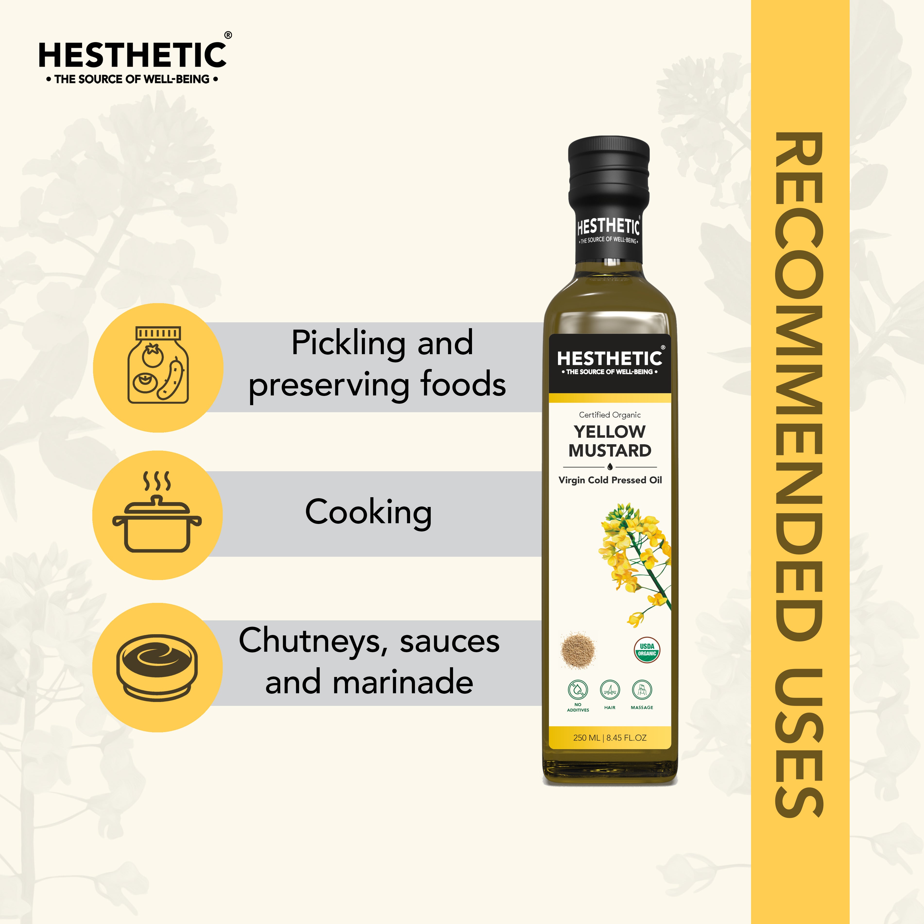 cold pressed mustard oil uses