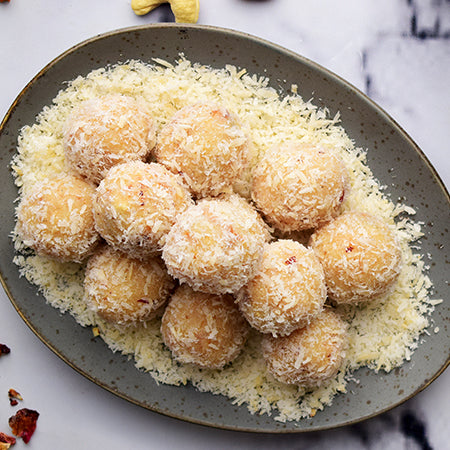 Rose Stuffed Laddoo
