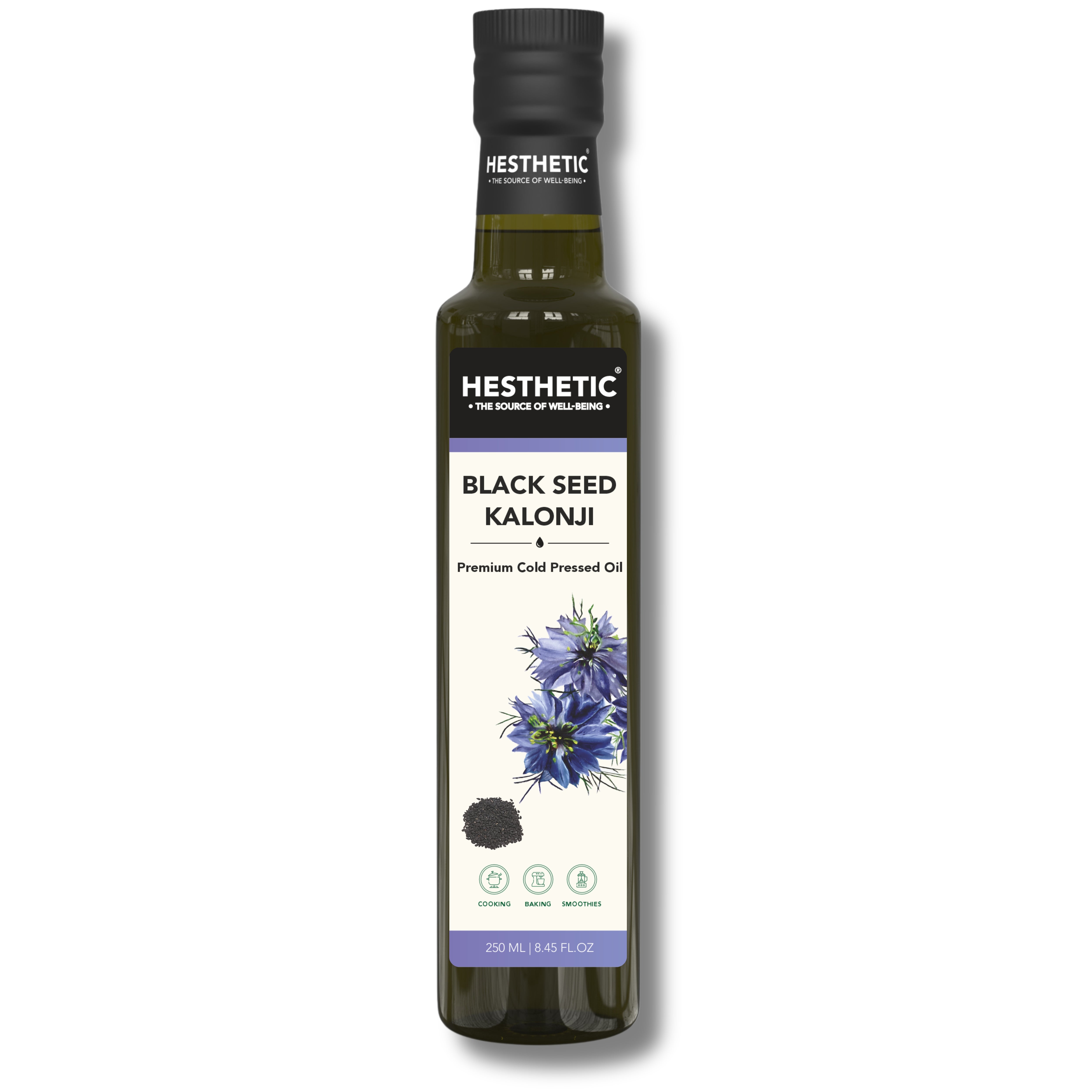 Edible Premium Cold Pressed Black Cumin Seed (Kalonji) Oil