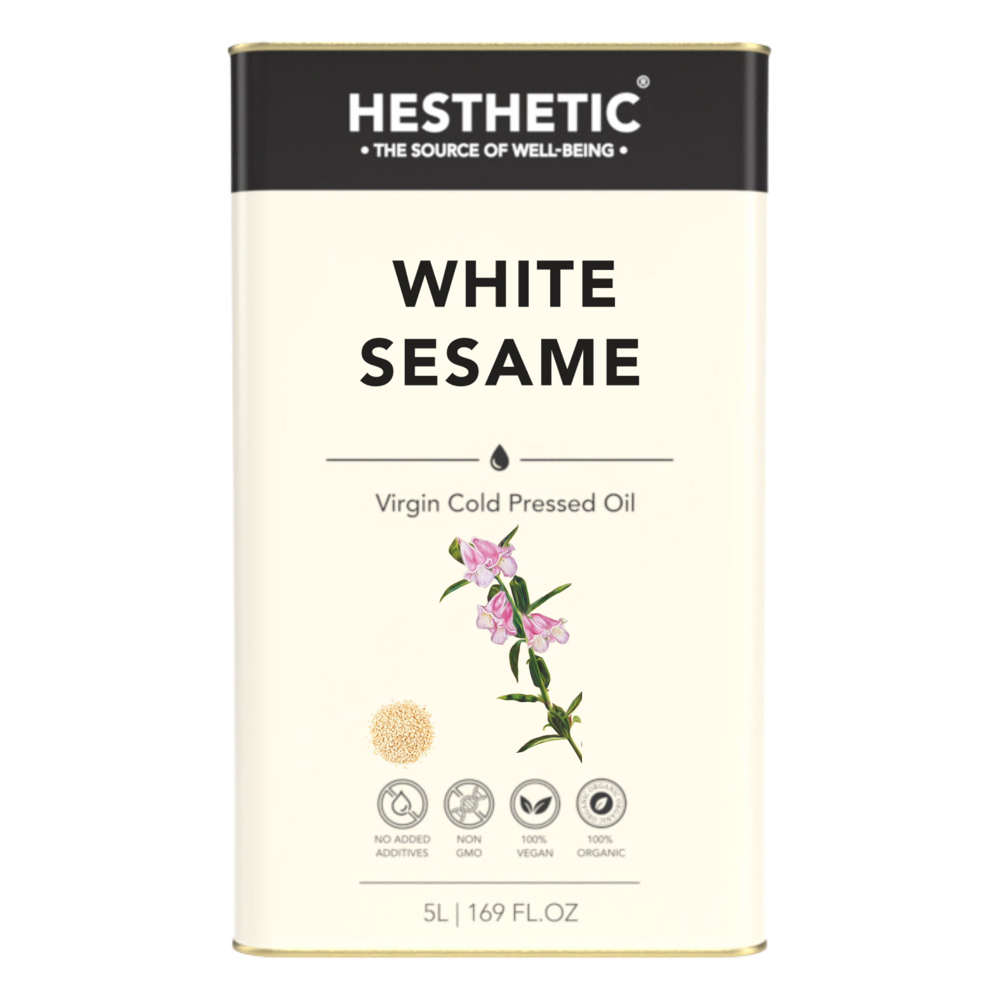 Virgin Cold-Pressed White Sesame Seed (Gingelly) Oil