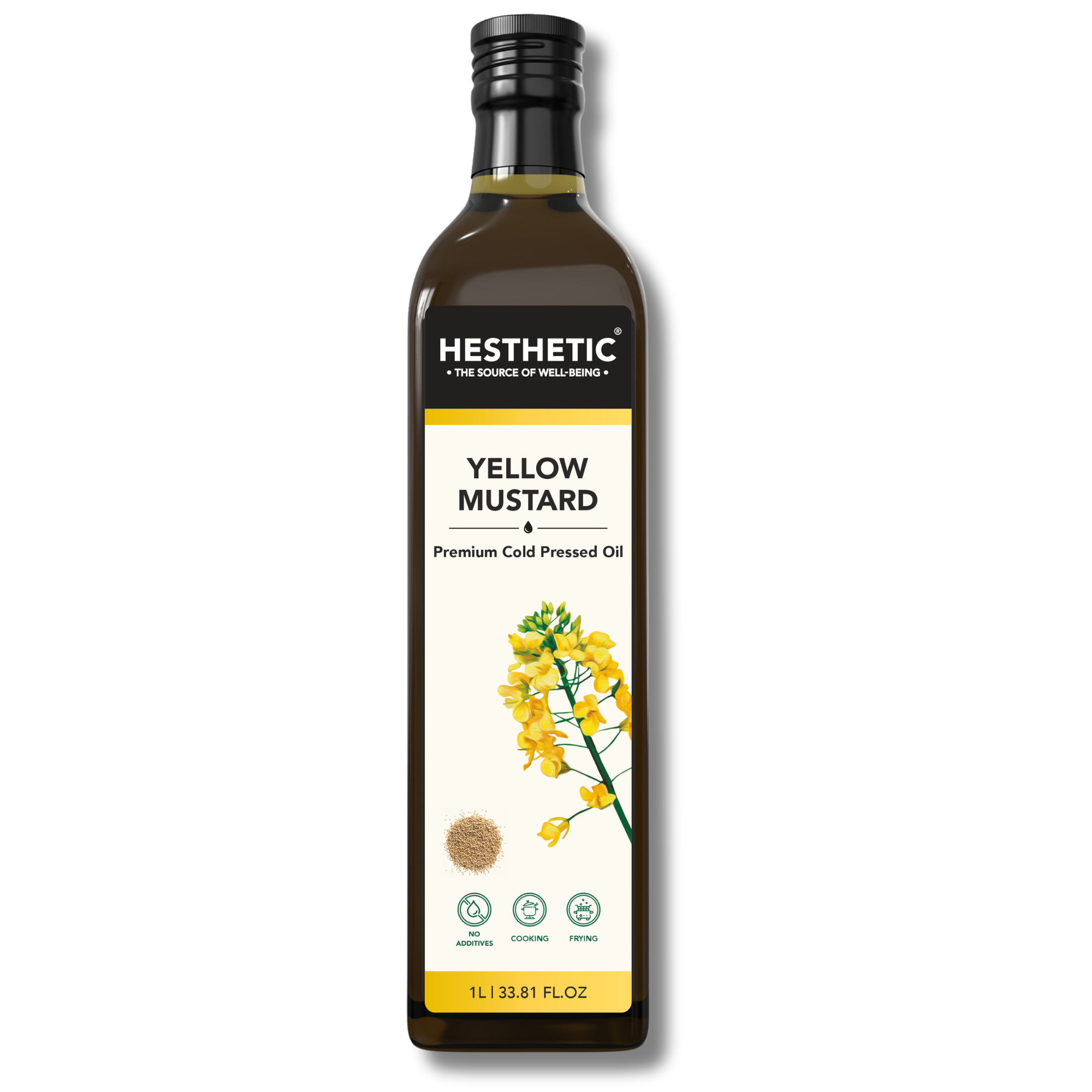 Virgin Cold Pressed Yellow Mustard Cooking Oil