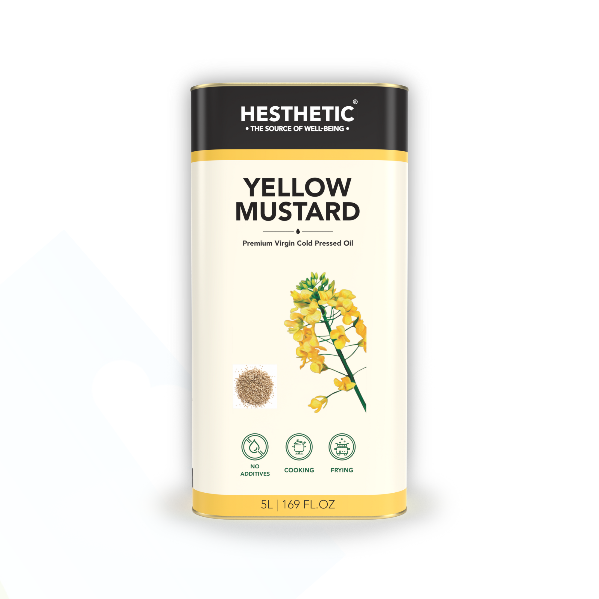 Premium Cold Pressed Yellow Mustard Cooking Oil